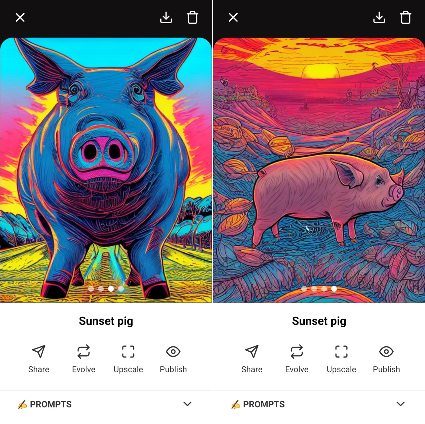 새롭게 생성된 그림