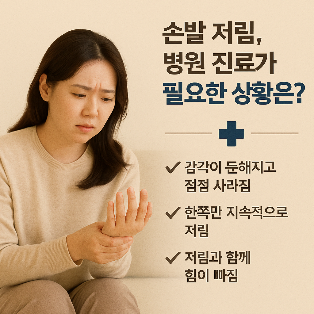 손발 저림 원인