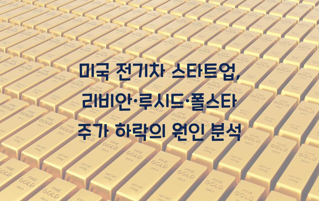 미국 전기차 스타트업, 리비안·루시드·폴스타 주가 전망