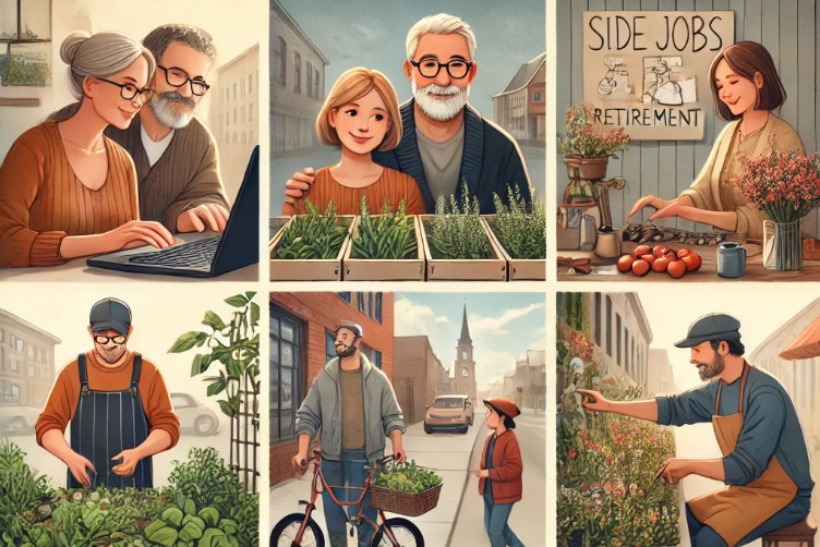 중장년 취미형부업 관련 이미지