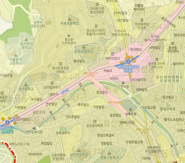 성북구 상업지역