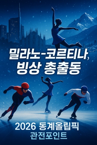 2026 밀라노 동계올림픽 신설 종목 BEST 5