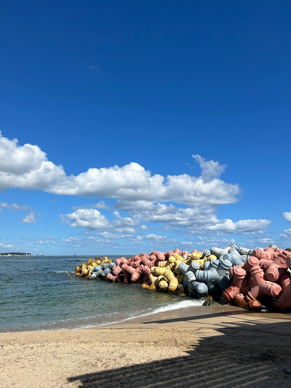 강원도 강릉 사천해변의 모습