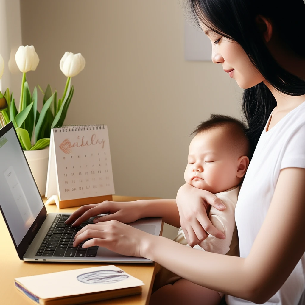 육아휴직급여 온라인 신청 방법: 막힘..