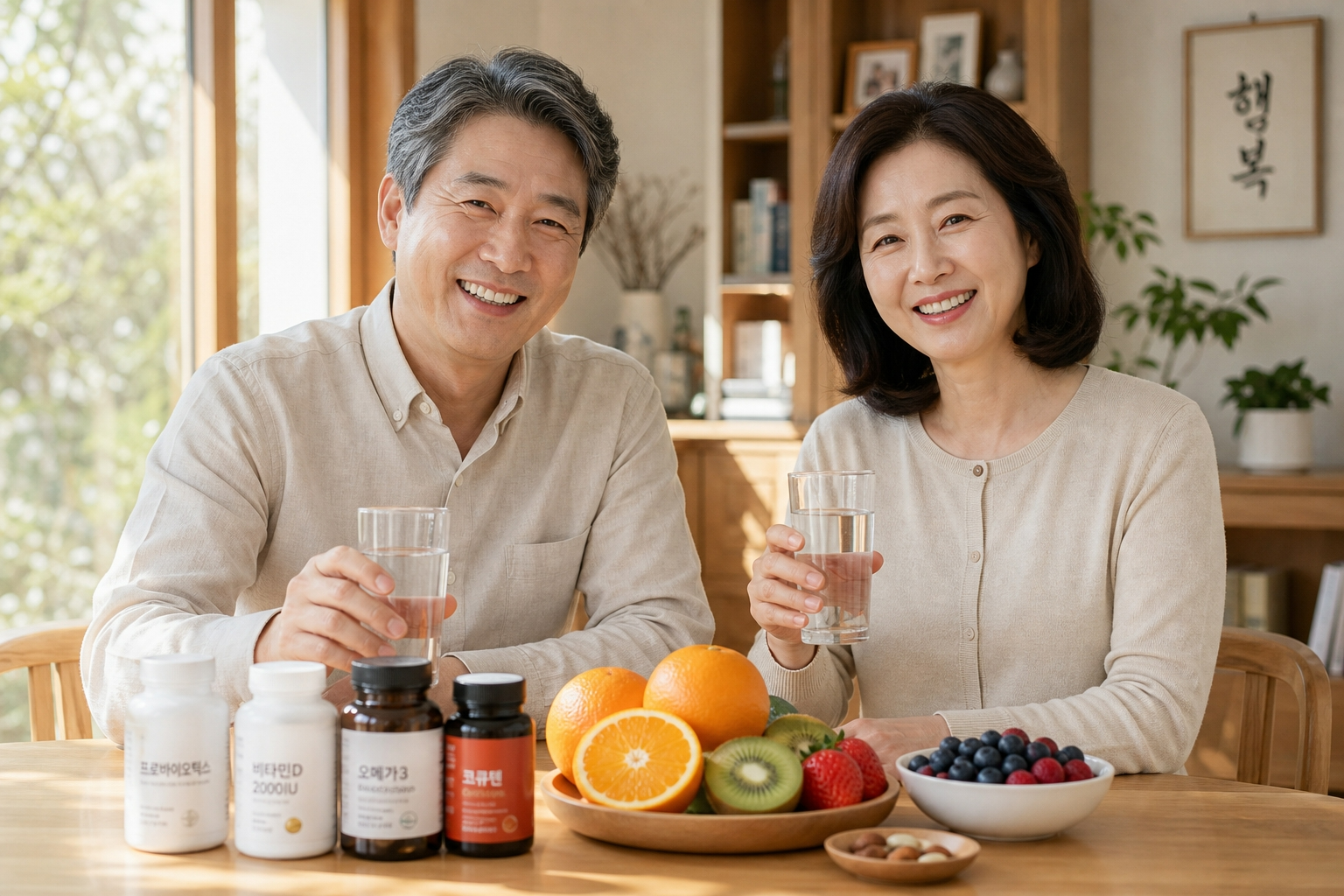 비타민C-건강-부부-아침루틴-50대