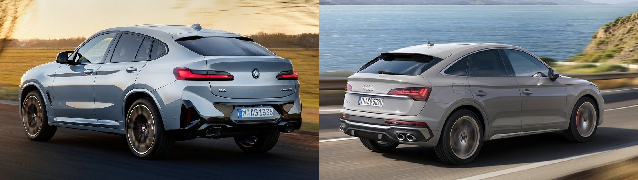 BMW X4 M40i, 아우디 SQ5 스포트백
