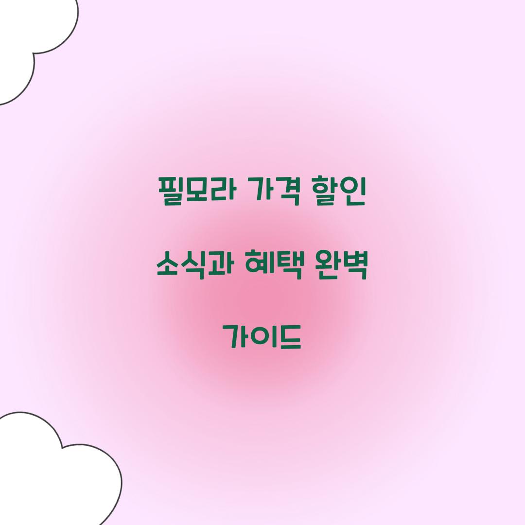 필모라 가격 할인