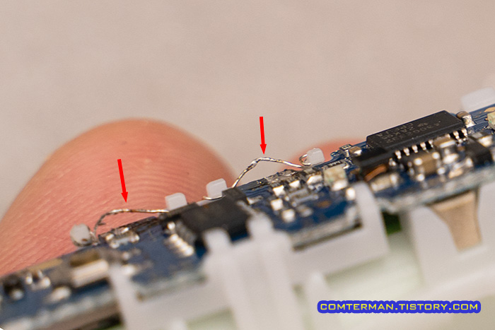 오랄비 전동칫솔 압력 센서 전선 분리