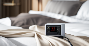 침대위 전기장판