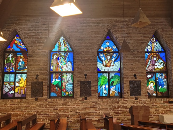 서울 성북동성당 스테인드글라스