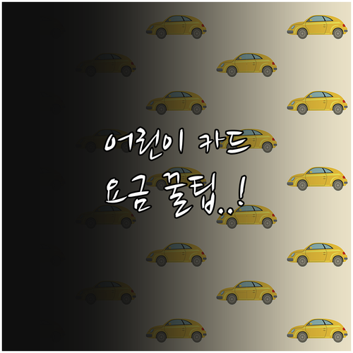 어린이 교통카드 발급 종류와 연령별 ..