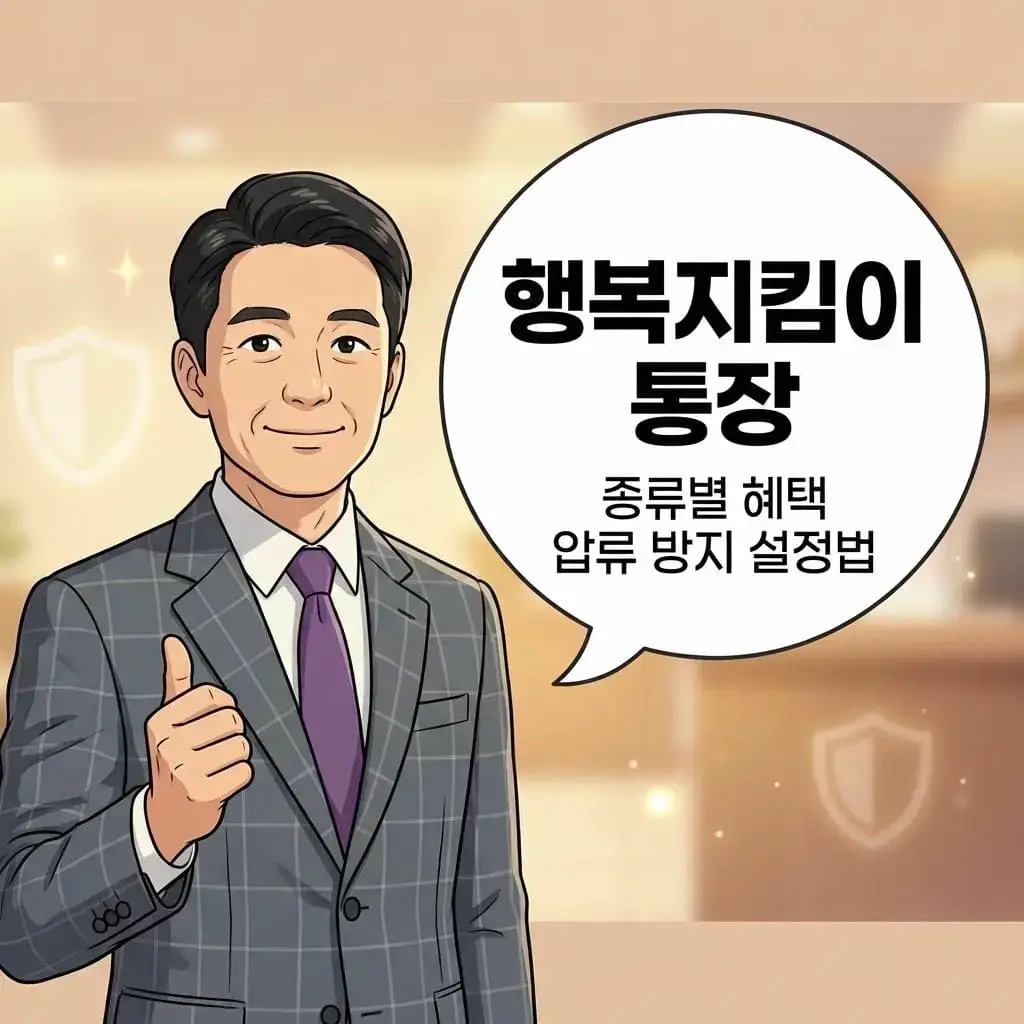 기초연금 수급비 철벽 방어 행복지킴이 통장 종류별 혜택 가이드 아바타 이미지