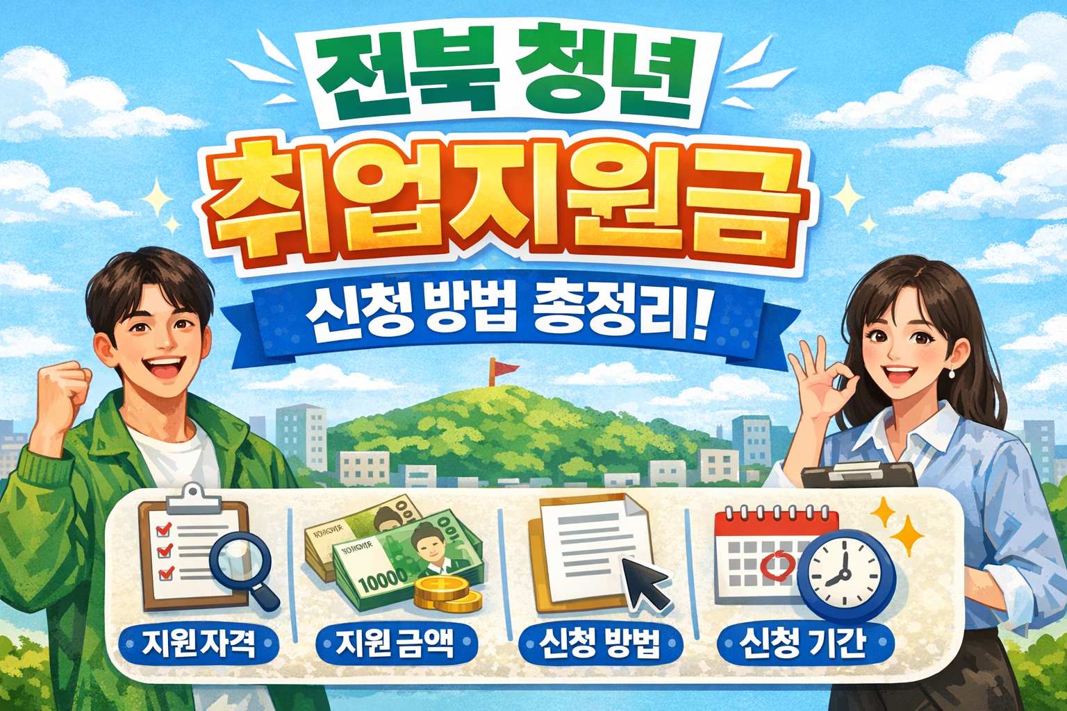 전북 청년 취업지원금 신청