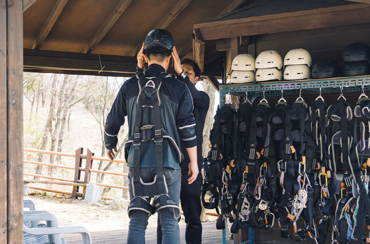 청풍랜드 짚라인