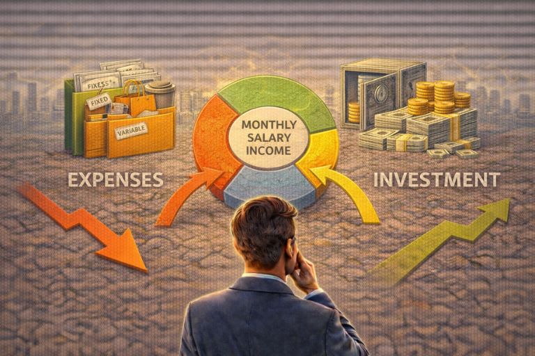 월급 관리와 투자 비중 설정 방법 관련 이미지