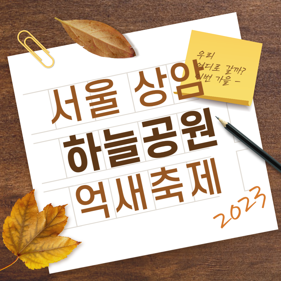 서울 상암 월드컵공원 하늘공원 억새축제 데이트