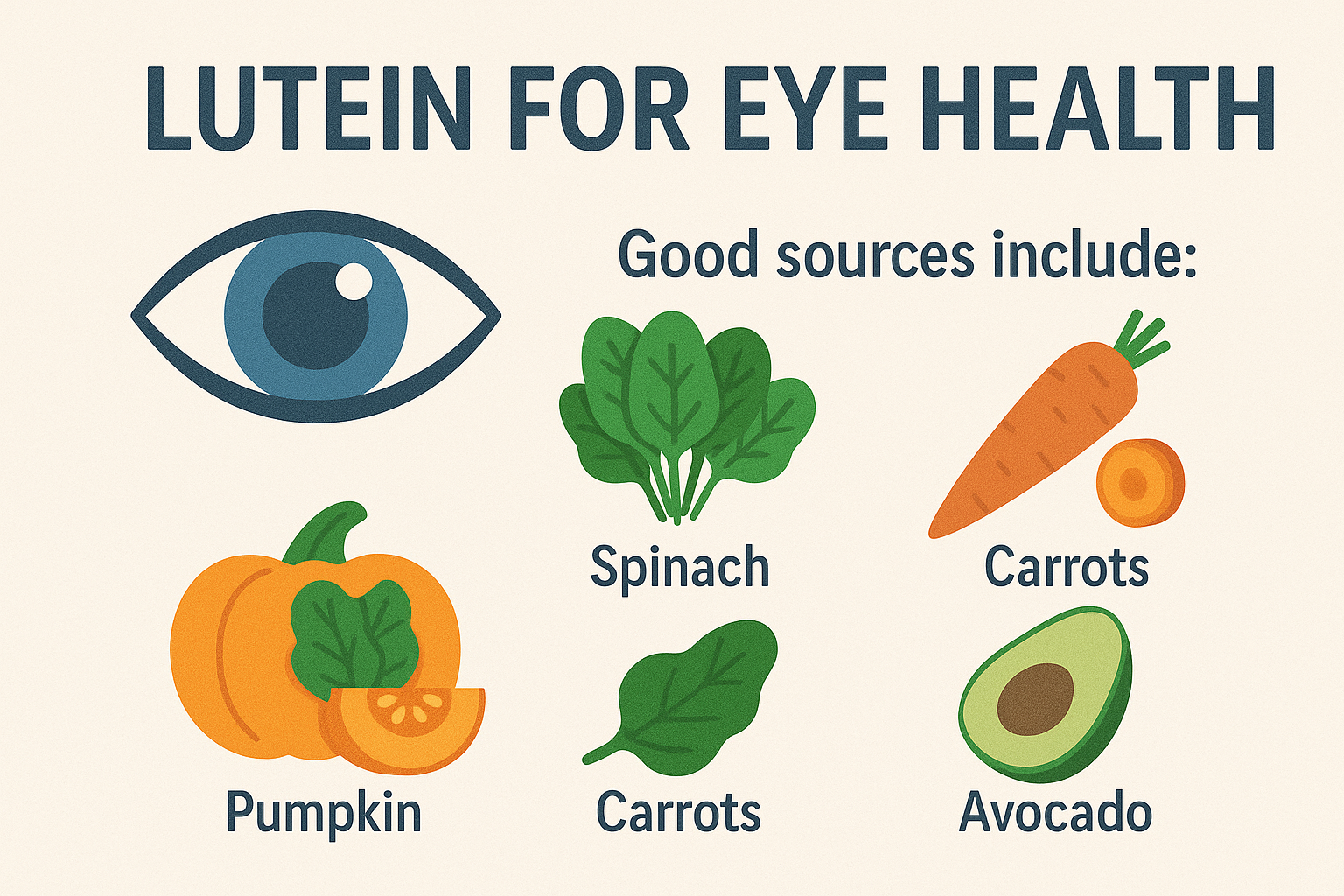 눈 건강을 위한 영양소와 루테인의 역할 이미지