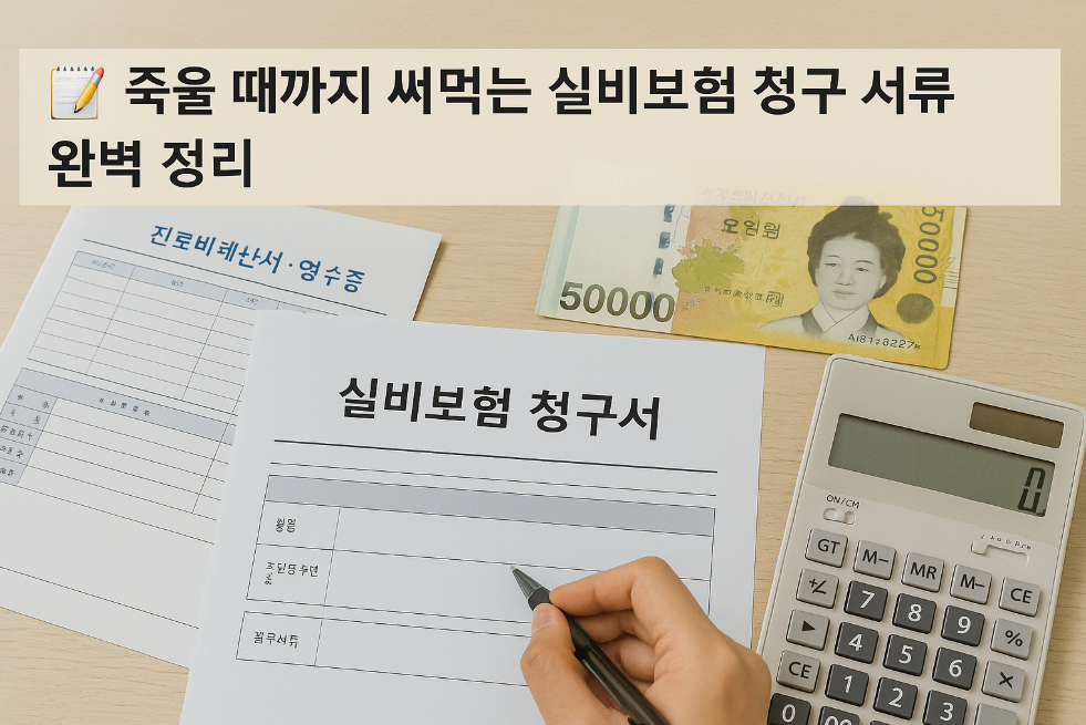 죽을 때까지 써먹는 실비보험 청구 서류 완벽 정리