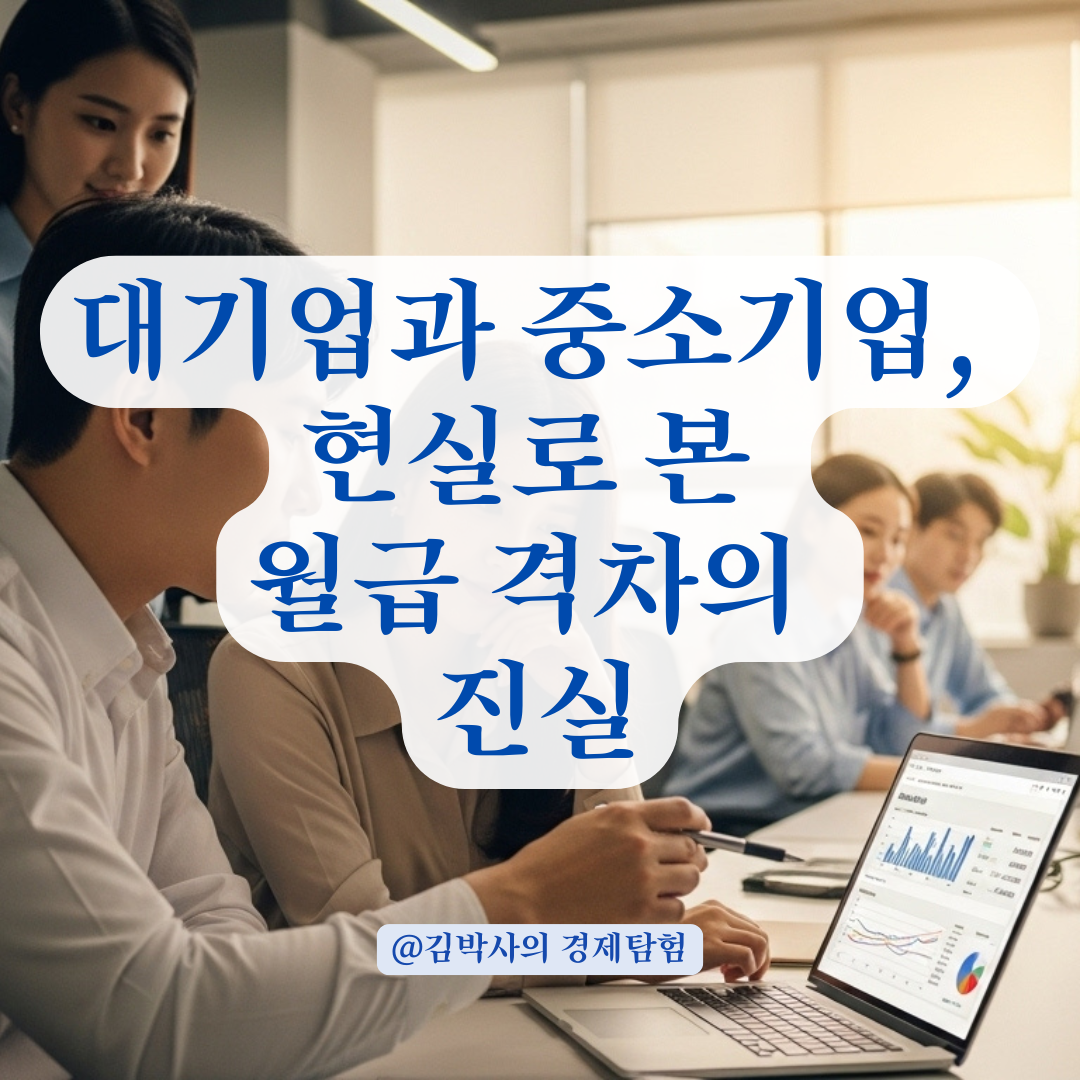 대기업 vs 중소기업 월급 격차, 통계로 본 현실 총정리.