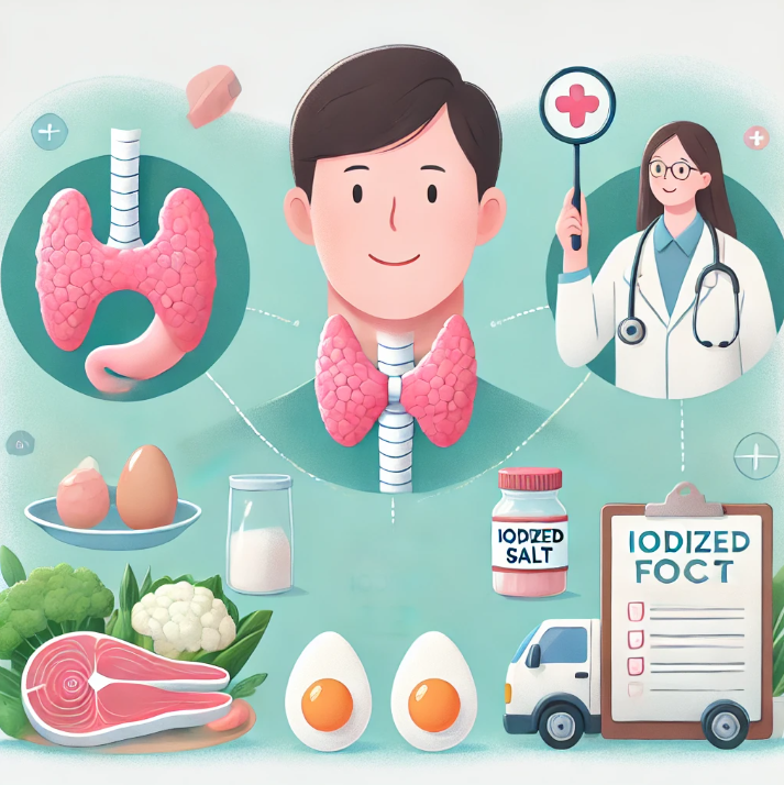 갑상선 암 예방을 나타내는 이미지