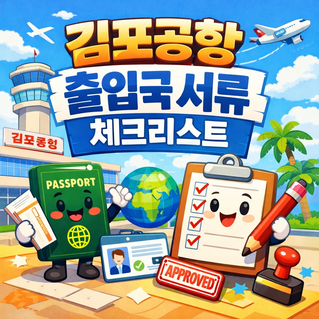 김포공항 출입국 서류 체크리스트