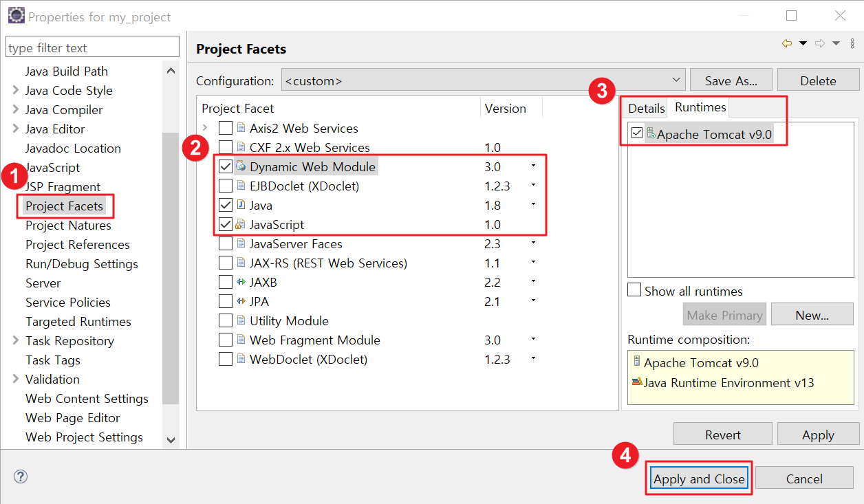 Java Project를 Web Project로 변환3