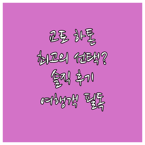 교토 여행객 필독 하톤 호텔 교토, ..