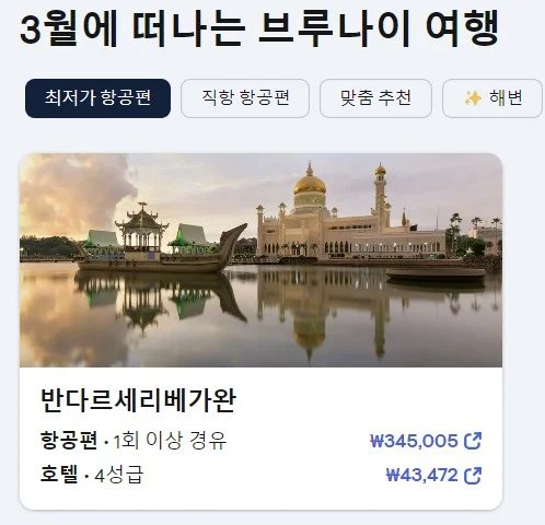 브루나이항공권-스카이스캐너