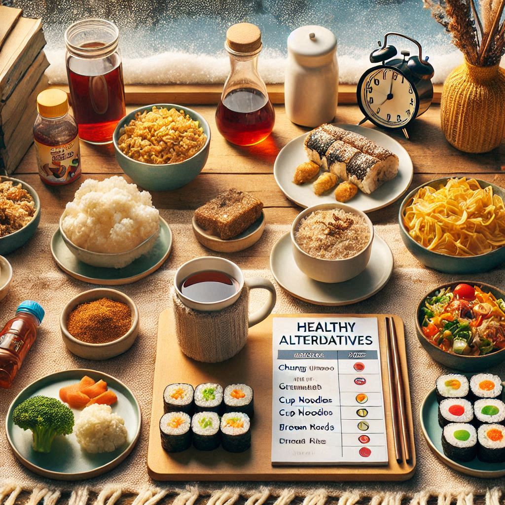 건강한 대체 음식으로 혈당 관리에 신경을 써야 합니다