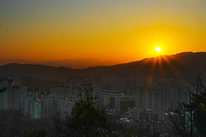 봉화산일출