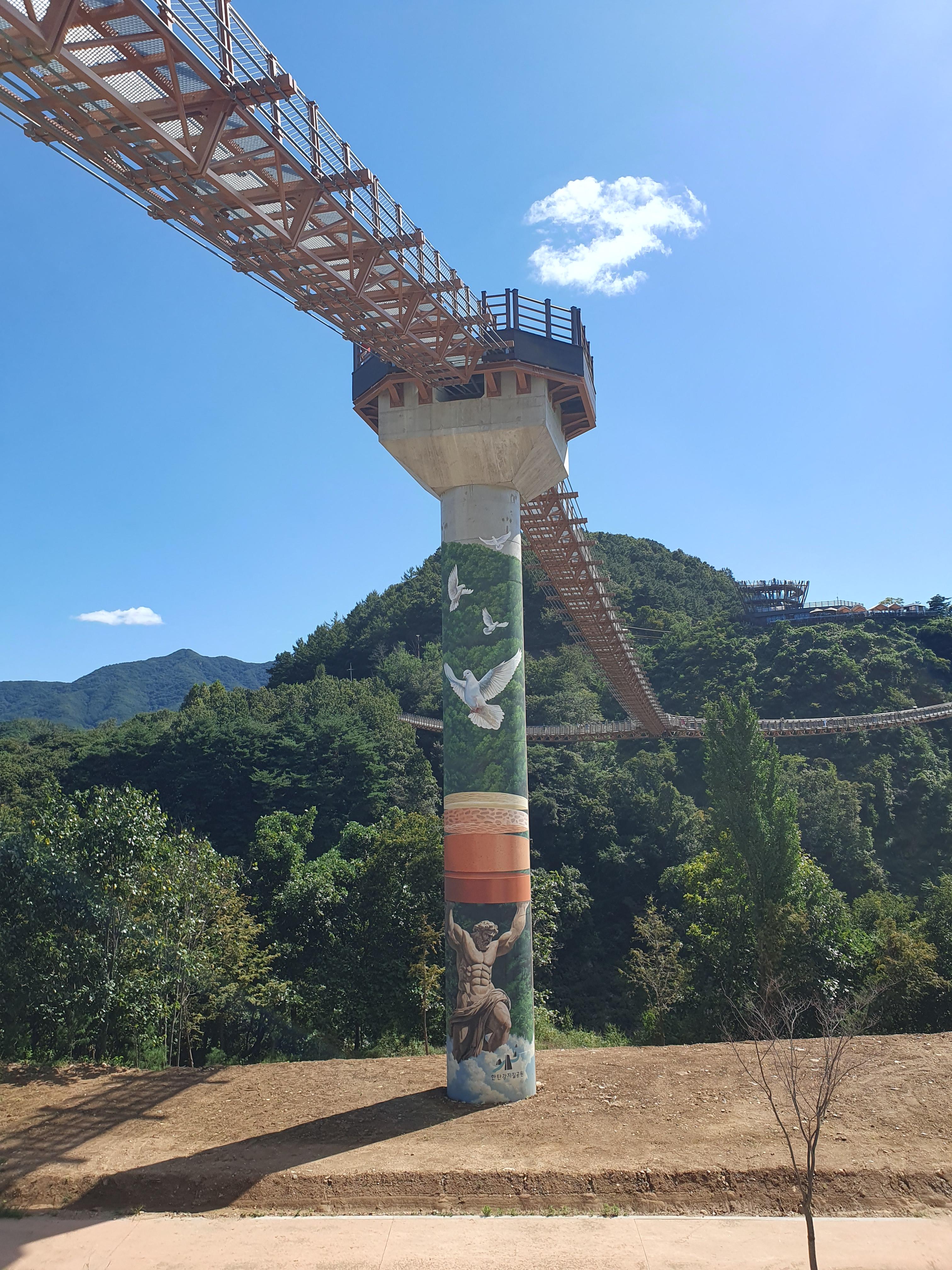한탄강 그랜드캐니언 Y자출렁다리 3방향트레킹 비둘기낭폭포 가람누리전망대 트릭아트포토존 화요일휴관 트레킹코스