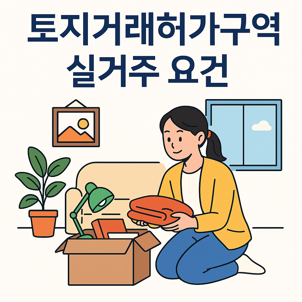 토지거래허가구역 실거주 요건에 대한 글 썸네일 이미지