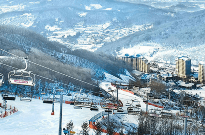 곤지암 스키장 전경