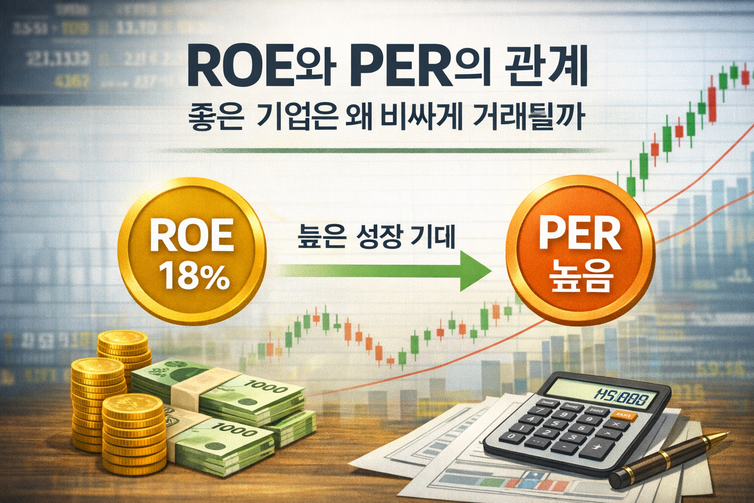 ROE와 PER의 관계: 좋은 기업은 왜 비싸게 거래될까