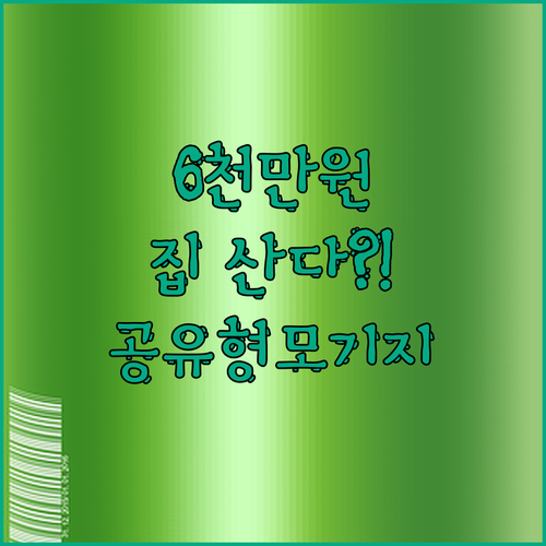 워매! 6천만원 벌어도 집 산다? 공..