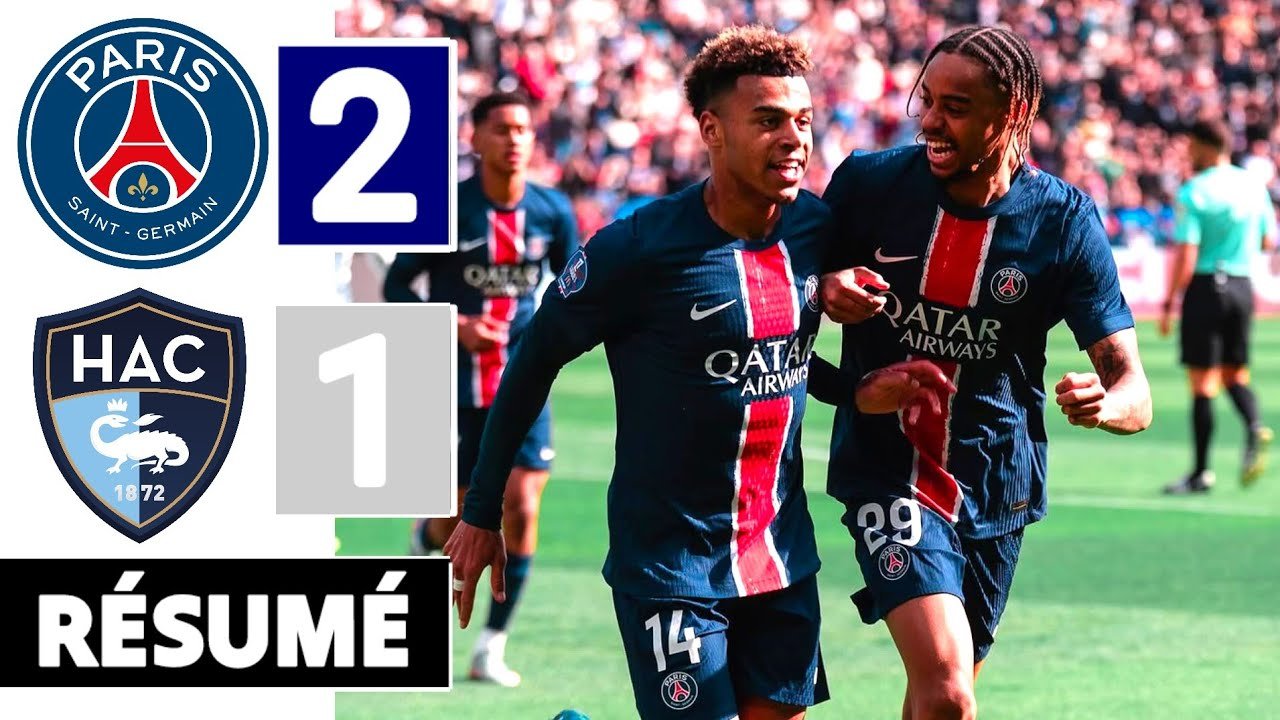 PSG, 르아브르 AC에 2-1 승리! 이강인 교체 출전으로 존재감 과시
