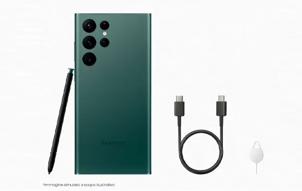 갤럭시 S22 울트라 S-Pen과 부속품들