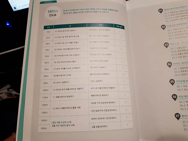 공공데이터-R데이터분석-샤이니-서평-목차