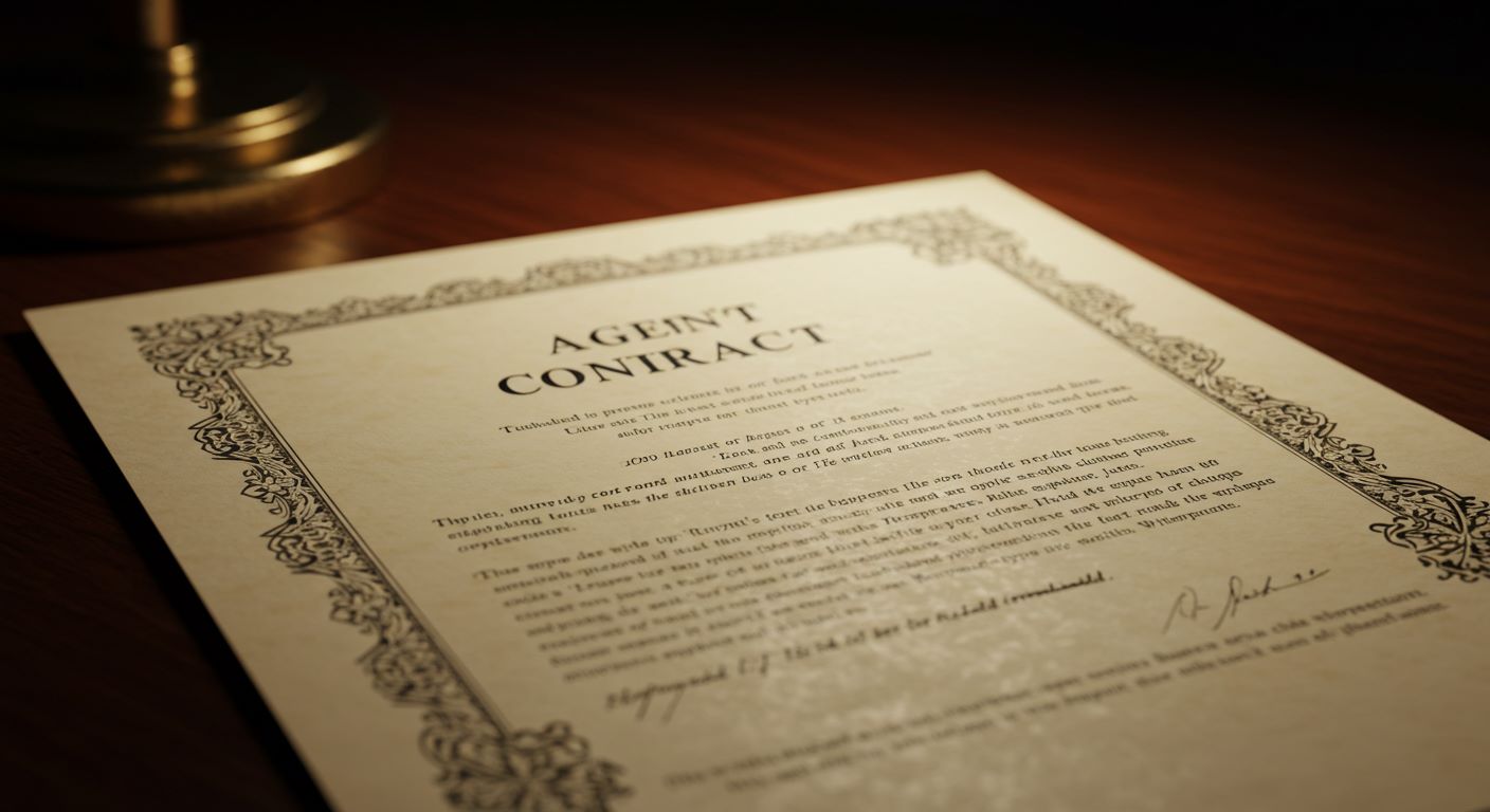 대리인 계약서 사진