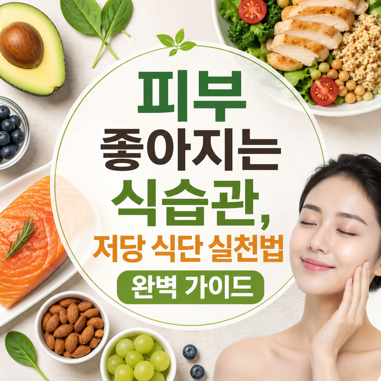 저당 식단 피부 효과