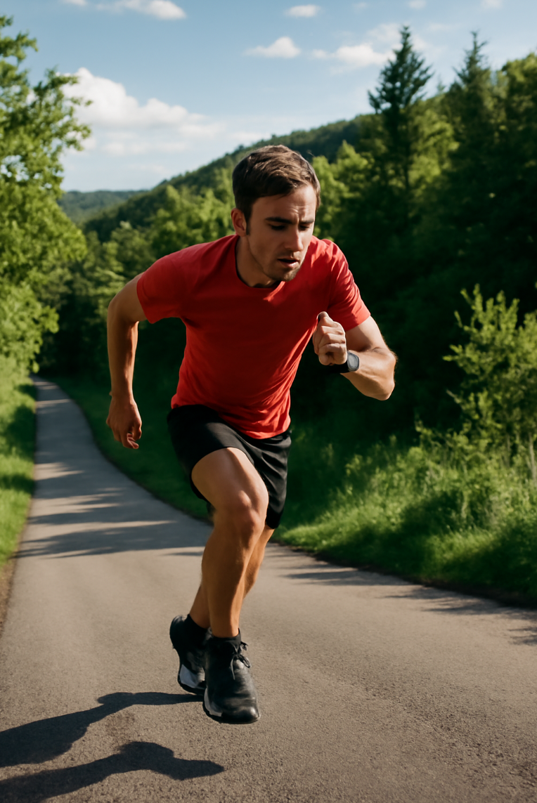 오르막 러닝 관련 사진