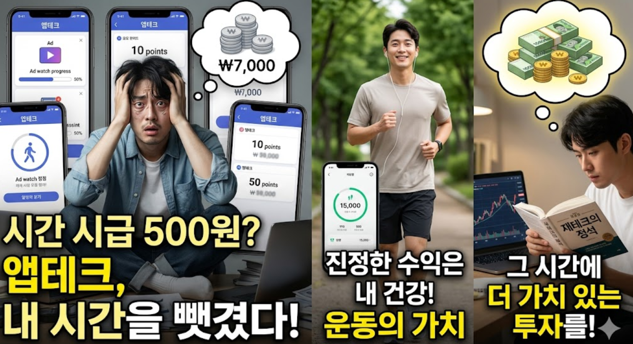 앱테크의 현실: 시간 낭비 줄이고 수익 높이는 법