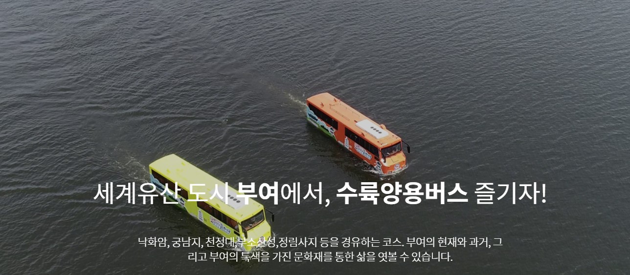 수륙양용버스, 부여시티투어 노랑이 빨강이 버스, 이색직업 탐방