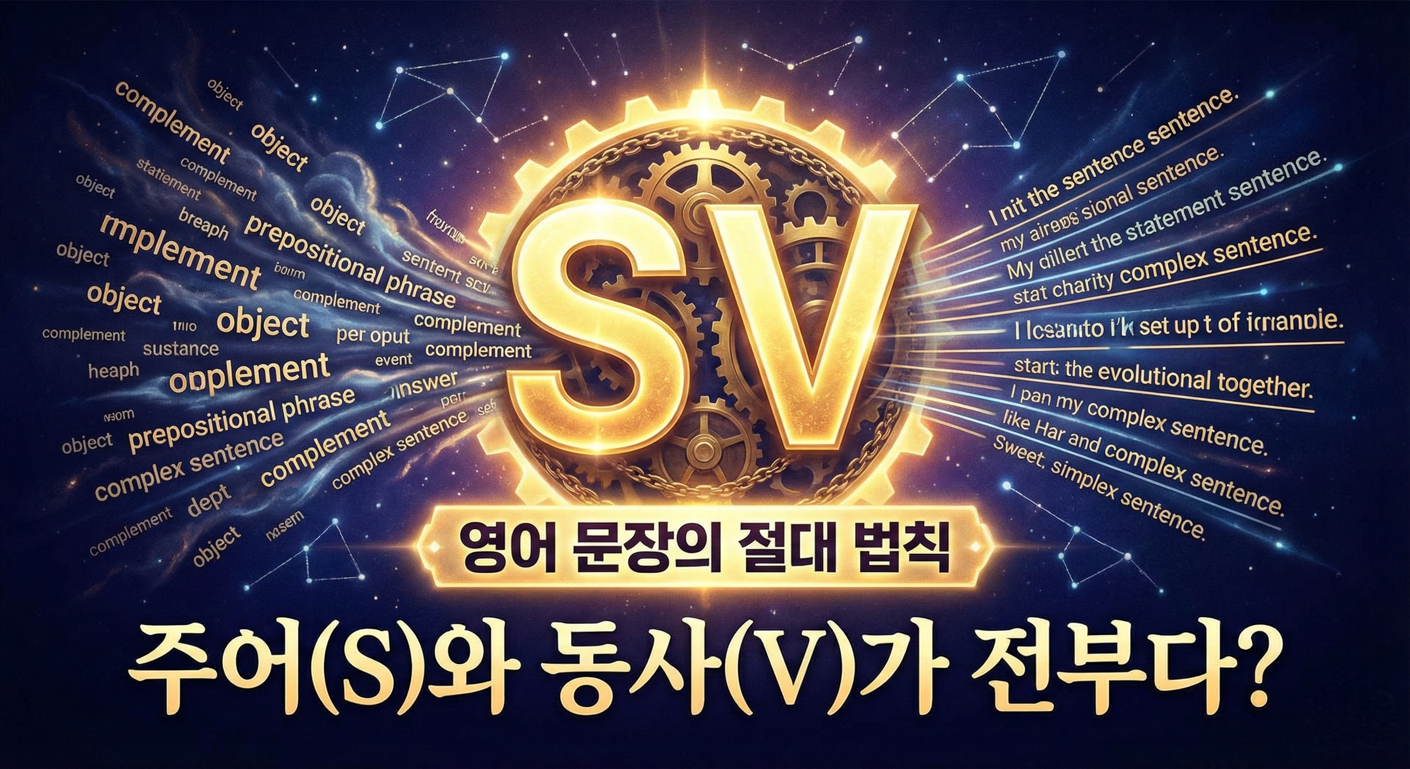 영어 문장의 절대 법칙