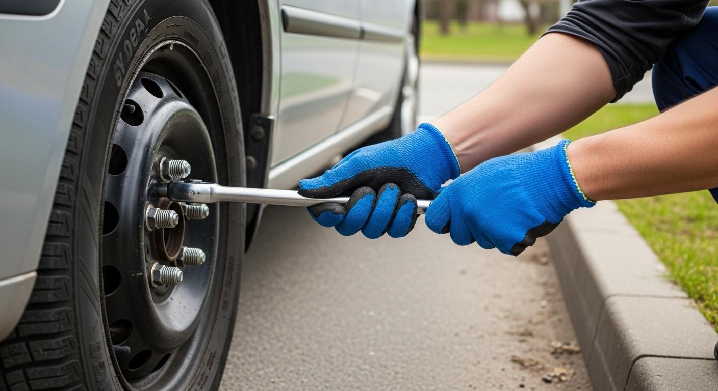 자동차 타이어 교체 방법