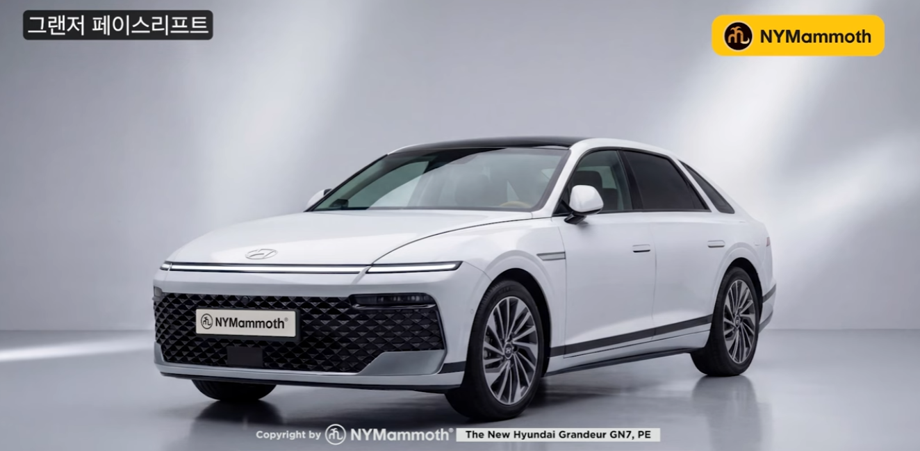 현대자동차 그랜저 페이스리프트 예상도 (출처 : 뉴욕맘모스)