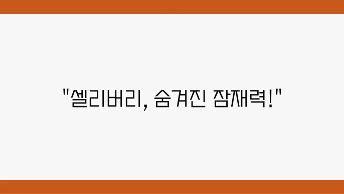 셀리버리의 미래 전망