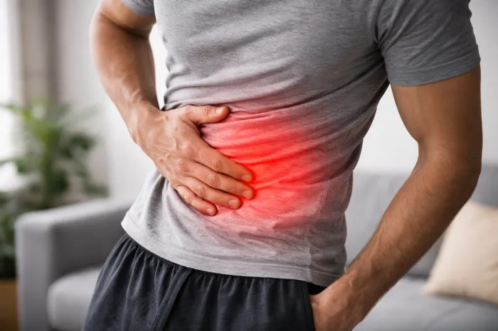 오른쪽 옆구리 통증 원인