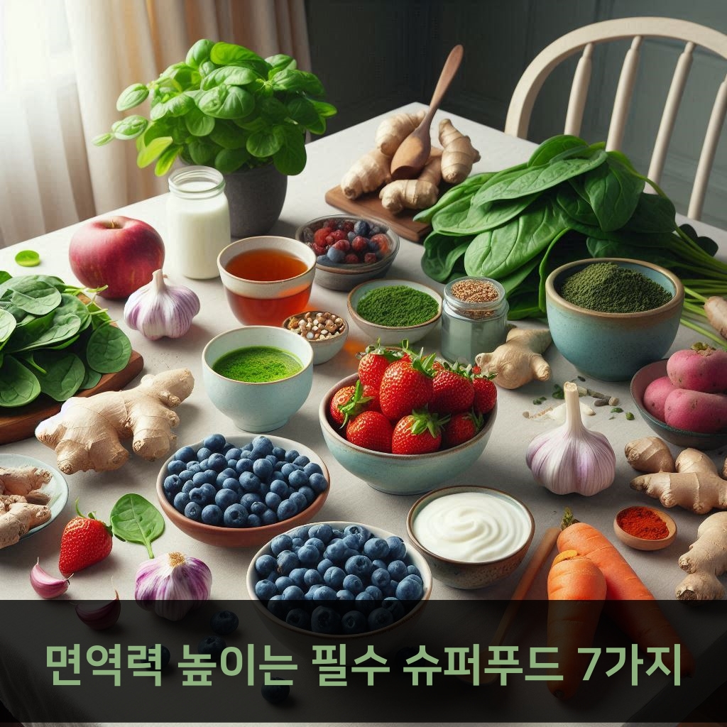 면역력을 높여주는 슈퍼푸드 7가지로 질병에 강해지기