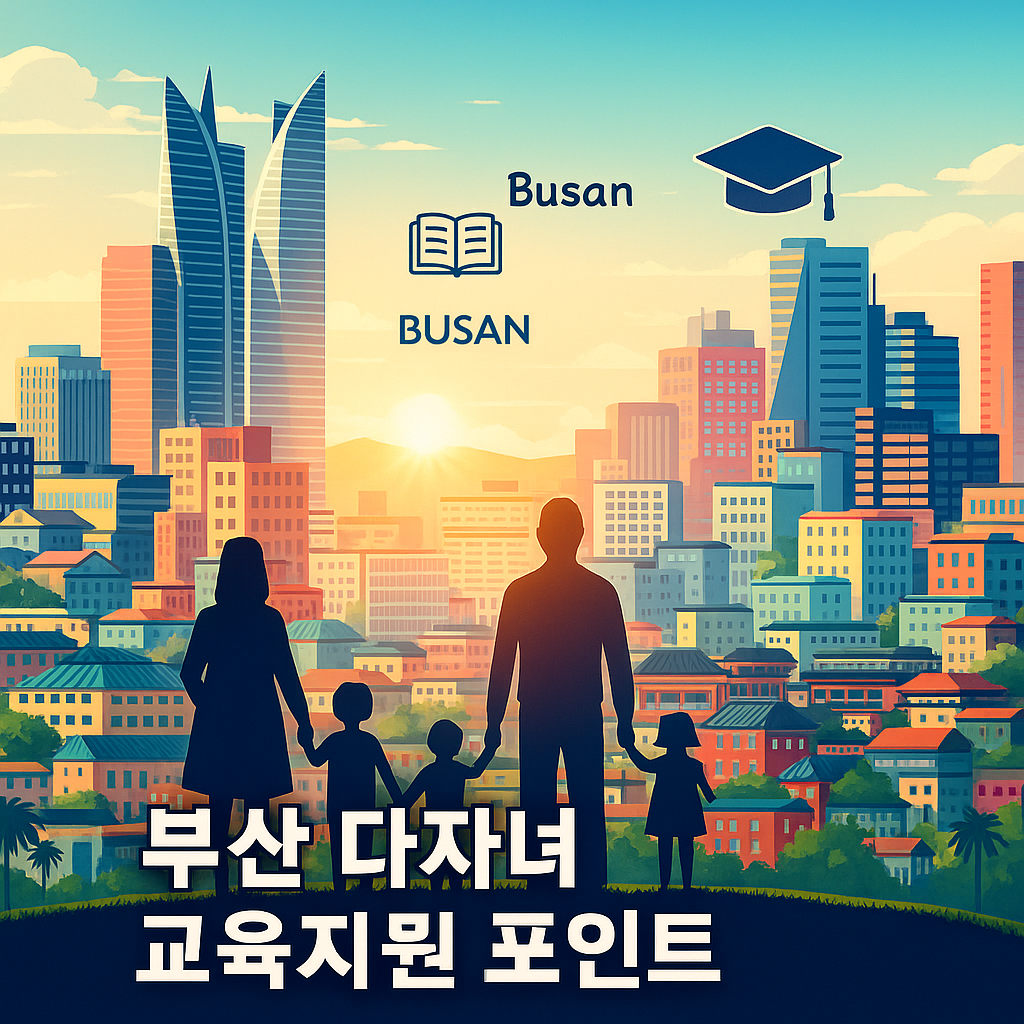 부산 다자녀 교육지원 포인트